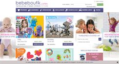 Desktop Screenshot of bebeboutik.com